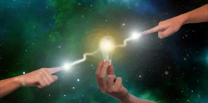 Magneto-Electric Energy and Light as a Medium of Communication in Higher Dimensions