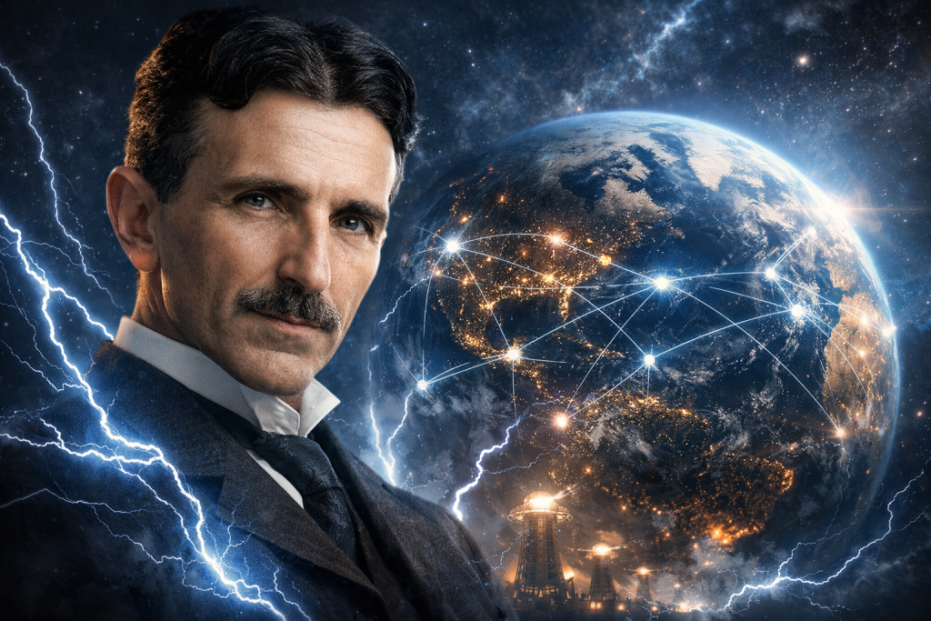 Nikola Tesla whoever controls energy controls civilization